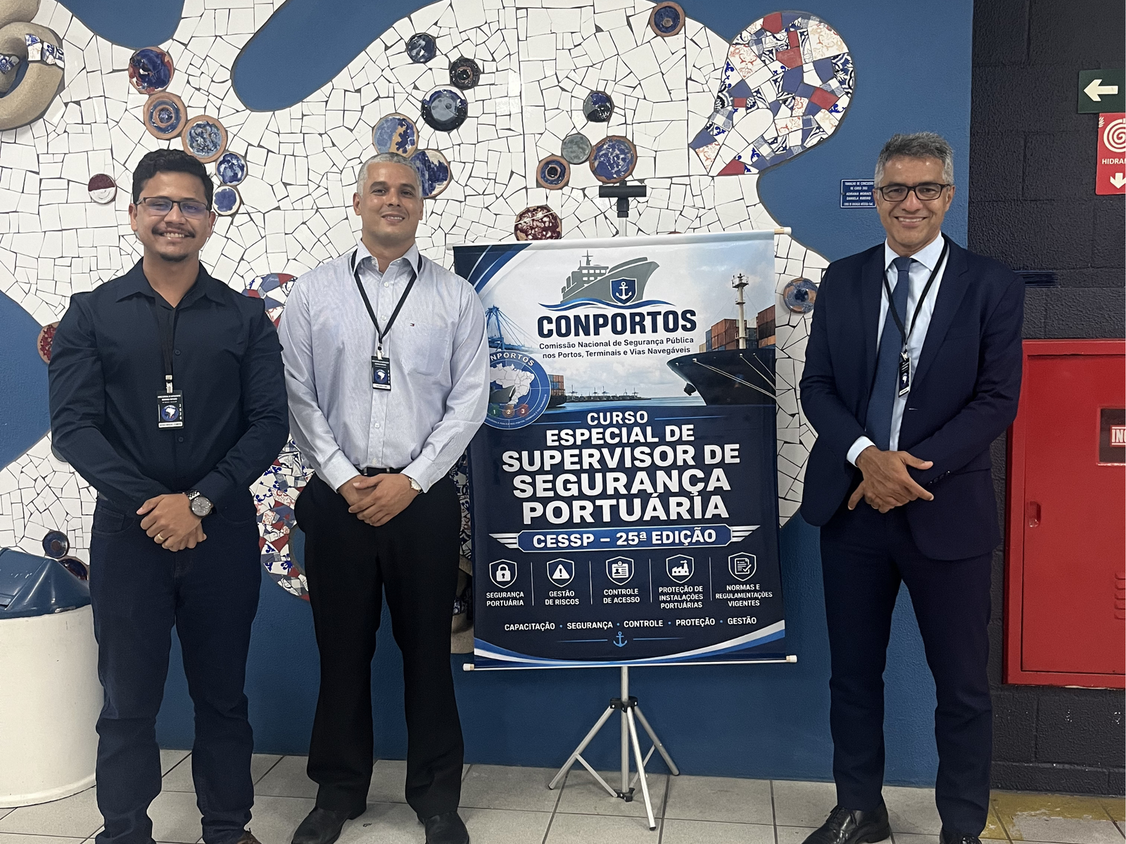 Conportos certifica primeiros supervisores de segurança portuária do Porto de Luís Correia